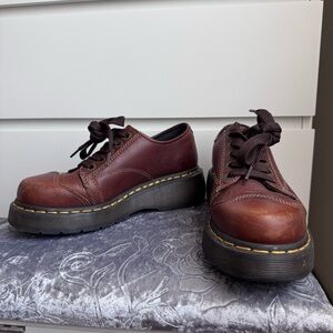 Dr. Martens 8651 leather oxford shoes chunky platform - Vintage